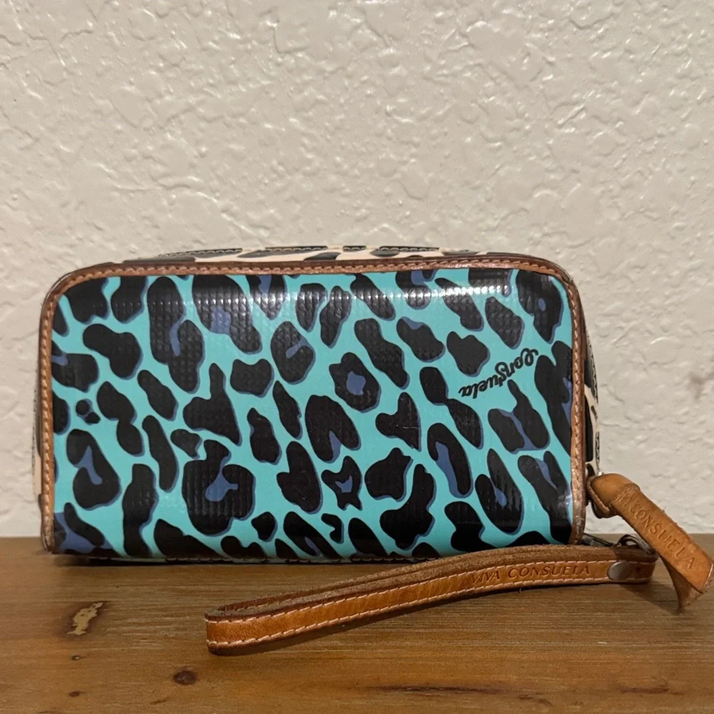 Consuela Leopard Print Wristlet Wallet - Picture 2 of 7
